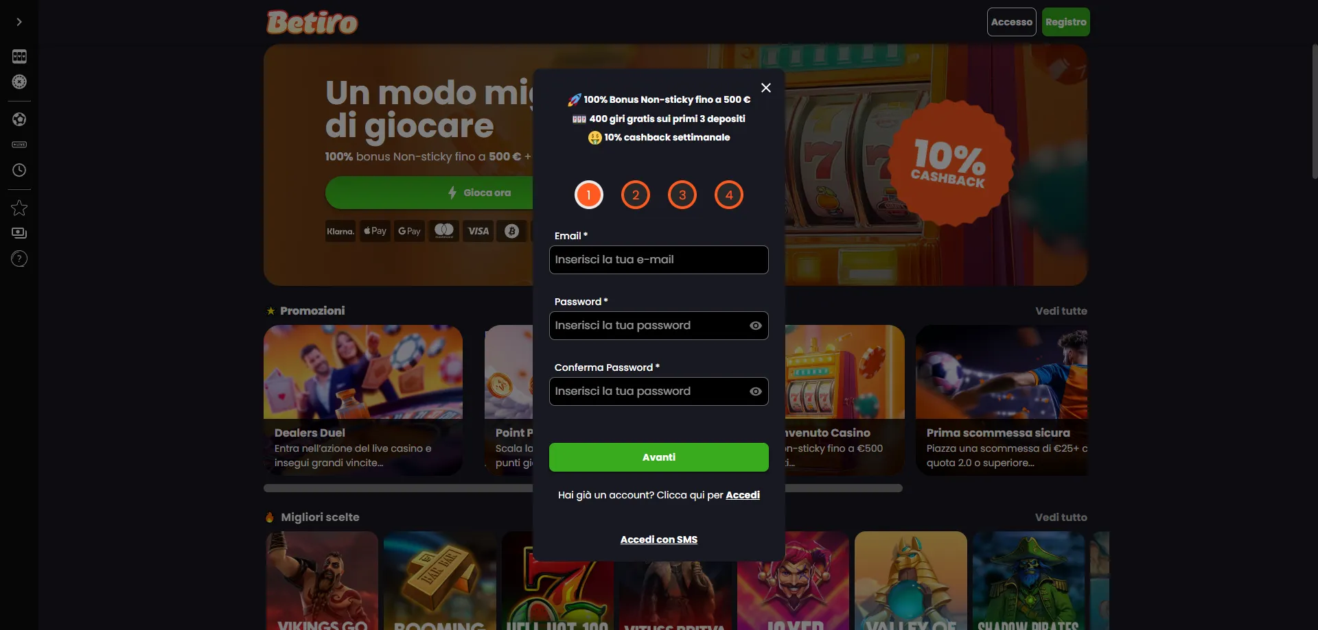 Installazione Betiro Casino su Android — guida passo passo